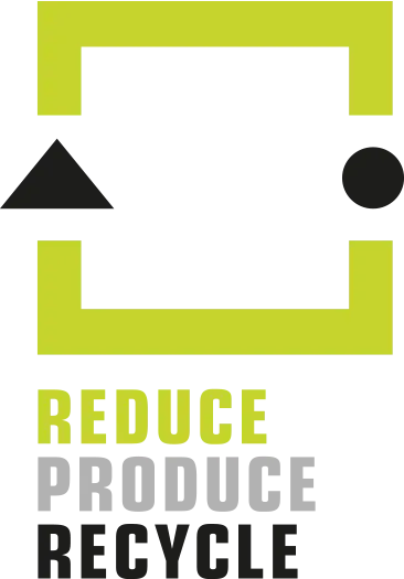 L+S Logo Reduce. Produce. Recycle.